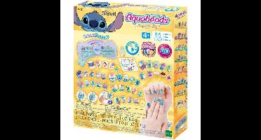 Mijn manicureset - AQUABEADS - Stitch - 40 nagels - stickers