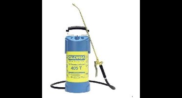 GLORIA - 405 T - 5L hoogwaardige stalen sproeier met messing mondstuk en lans