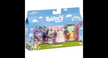 Figurenboxset - BLUEY - Kostuums - 4 beweegbare figuren - Accessoires inbegrepen