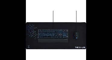 THE G-LAB Gaming Mousepad XXL 900x400x4mm met antisliprubber