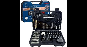 Bosch Professional 103-delige boor- en bitset (hout, steen en metaal, boor- en schroefgereedschapaccessoires)