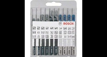 Basisassortiment decoupeerzaagbladen voor metaal en hout 10 stuks - BOSCH