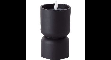 Buitentafellamp - BRILLIANT - LOVERE - Kaarsvorm - Kunststof - 3 W - Zwart