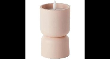 Buitentafellamp - BRILLIANT - LOVERE - Kaarsvorm - Kunststof - 3 W - Beige en lichtbruin