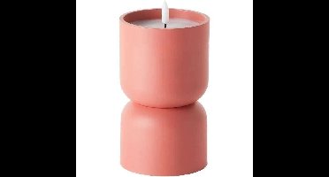 Buitentafellamp - BRILLIANT - LOVERE - Kaarsvorm - Kunststof - 3 W - Terracotta