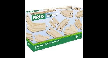 BRIO World - 33402 - Intermediate Evolution Set -16 Rails