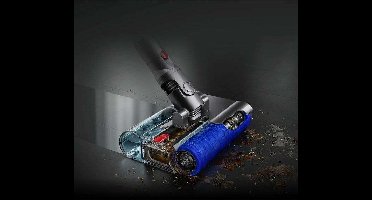 Dyson V12 Submarine 3-in-1 staande stofzuiger Batterij Droog en nat HEPA Zonder zak 0,35 l Nikkel, Geel