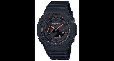 BEKIJK - CASIO - G -SHOCK - Zwarte en rode hars