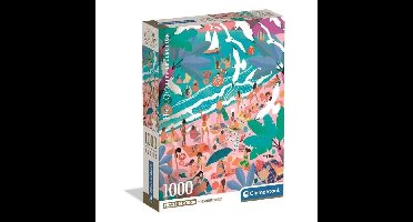 CLEMENTONI - Compact 1000 stukjes - Zondag aan het strand