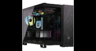 PC-behuizing - CORSAIR - CC-9011287-WW - 2500X - mATX - PC-behuizing - Zwart/Obsidiaan aluminium