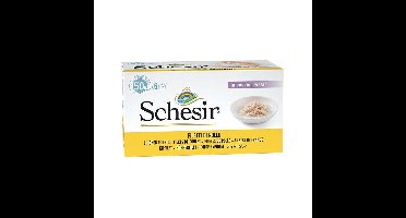 SCHESIR Kipfilets in bouillon - nat kattenvoer - 6x50g