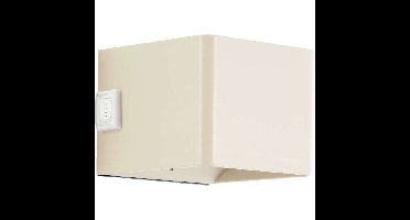 Magnetische buitenwandlamp - ISEO - BRILLIANT - Oplaadbaar - Crème - LED - Sensor - 4W - 300lm - 3000K - USB