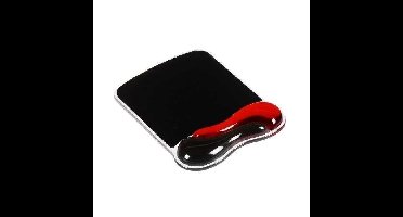 Ergonomische muismat - Polssteun - KENSINGTON - Duo Gel zwart / rood