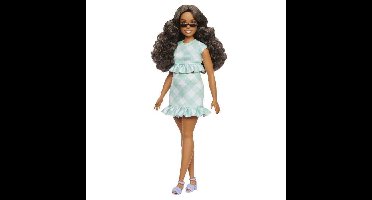 Barbie - Barbie Fashionistas Pop Mintgroene Jurk met Bril - Barbie - HYT96