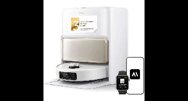 MOVA V50 Ultra Complete Robotstofzuiger - 24.000 Pa Vermogen - Thermische Vloerreiniging met DuoSolution Systeem