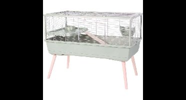 Verhoogde knaagdierenkooi - Zolux - Néolife - Voor cavia's - 99 x 54 x 79 cm - Groen