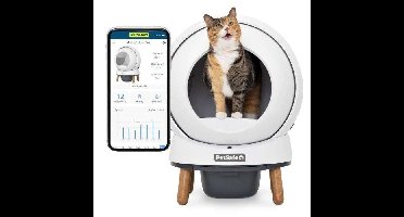 Zelfreinigende kattenbak - PETSAFE - SMART SPIN - Connected - Wit