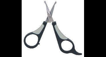 TRIXIE 2360 schaar voor dierenverzorging Zwart, Grijs, Roestvrijstaal Ambidextrous Universeel