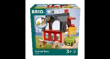 Animal Barn - Accessoire voor houten treincircuit -7312350360127 - Brio World