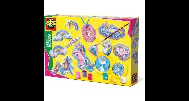 SES CREATIVE Vormen en schilderen - Eenhoorns