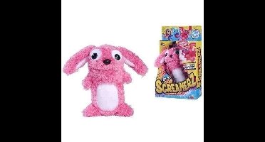 Smoby - Screamerz - Leuke interactieve knuffel - Konijn - 27 cm - Geluiden bij schudden of indrukken van de knop