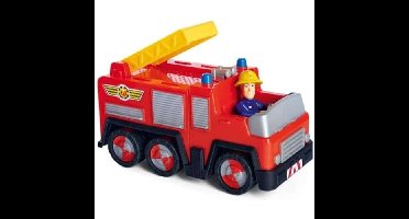 Brandweerman Sam minivoertuig - SILVERTORN - Jupiter-truck - Inclusief gelede figuur - Vanaf 3 jaar oud