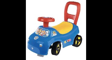 Smoby - 2 in 1 kinderautodrager - Paw Patrol - Doos onder het zadel + claxon - Vanaf 10 maanden - Made in France