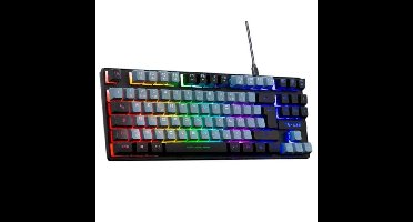Gaming toetsenbord - The G-Lab - KEYZ CAESIUM - RGB - Grijs & Zwart - TKL