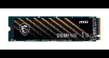 MSI SPATIUM M450 PCIe 4.0 NVMe M.2 1000GB PCI Express 4.0 3D NAND