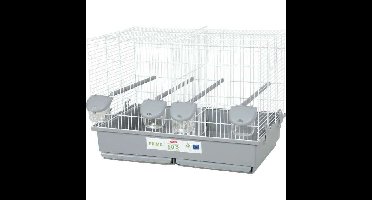 Zolux Primo Cati Vogelkweekkooi - Voor Mandarijnkanaries - 57 x 34,5 x 41 cm - Wit en Grijs