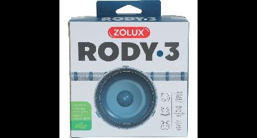 ZOLUX Stil loopwiel voor kleine knaagdieren geschikt voor Rody3 kooien - Rodylounge - Blauw