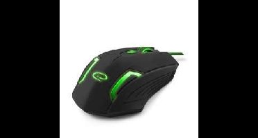 Esperanza MX205 Fighter muis Gamen Rechtshandig USB Type-A Optisch 2400 DPI