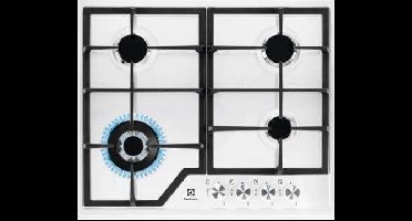 Electrolux EGS6436WW Wit Ingebouwd Gaskookplaat 4 zone(s)