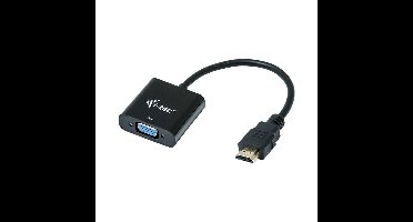 Adapter HDMI naar VGA i-Tec HDMI2VGAADA Zwart 15 cm