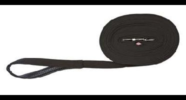 TRIXIE HONDENRIEM SLEEPLIJN SINGELBAND ZWART