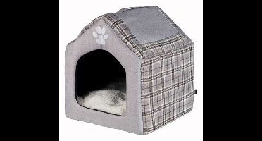 TRIXIE RELAX IGLO HONDENHUIS SILAS GRIJS / CREME