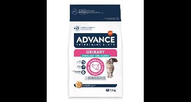 ADVANCE VETERINARY DIET CAT URINARY STERILIZED MINDER CALORIEËN