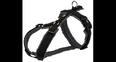 TRIXIE HONDENTUIG PREMIUM TREKKING ZWART / GRIJS