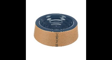 Voerbak voor honden Trixie BE NORDIC Beige Donkerblauw 200 ml 16 cm