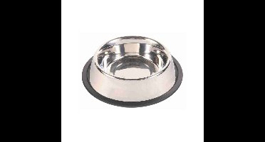 Dierenvoederbak Trixie Roestvrij staal 900 ml 0,9 l Zilverkleurig