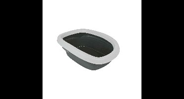 Kattenbak Trixie Carlo Grijs Plastic