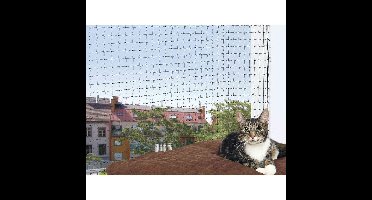 Veiilgheidsnet Trixie Zwart 8 x 3 m