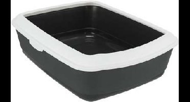 TRIXIE KATTENBAK CLASSIC ANTRACIET / WIT