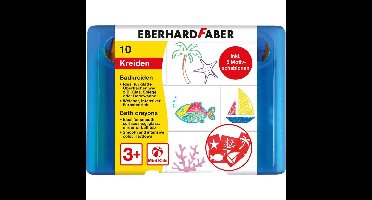 Eberhard Faber EF-524110 Badkrijt 10 Stuks Bewaarbox Incl. 5 Patronen