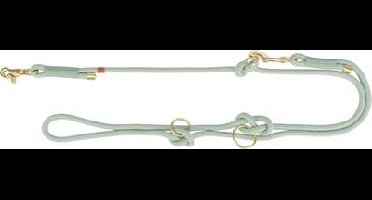 TRIXIE SOFT ROPE HONDENRIEM VERSTELBAAR SALIEGROEN / MINT