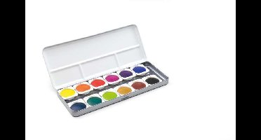 Kangaro K-FI89012 Verftablet 30mm Waterverf Aquarel 12 Stuks