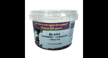 DIERENDROGIST BLAAS / CRANBERRY / D-MANNOSE TABLETTEN
