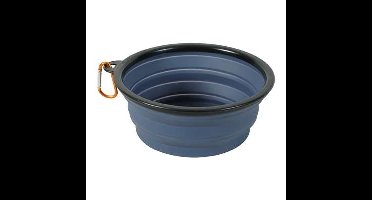 ZOLUX BVK VOERBAK OPVOUWBAAR SILICONEN BLAUW