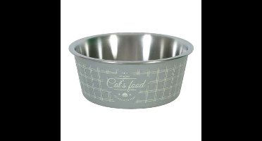 ZOLUX FOOD VOERBAK KAT GRIJS