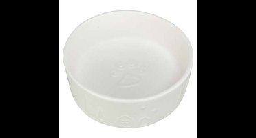 TRIXIE VOERBAK HOND KERAMIEK WIT